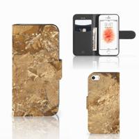 Apple iPhone 5 | 5s | SE | Bookcase | Marmer Creme