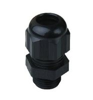 Wartel zwart M20 x 1,5 tap 10mm Ø 6-12mm polyamide IP68 Ortac