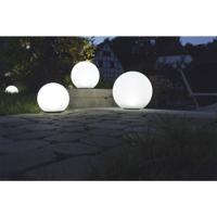 Heitronic 35421 Boule Decoratieve lamp op zonne-energie Bol LED LED vast ingebouwd 0.2 W Wit