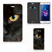 Huawei Y5 2 | Y6 Compact Hoesje maken Zwarte Kat