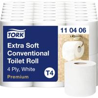 TORK T4-System Kleinrollen Toilettenpapier 4-lag T4 110406 Toiletpapier Aantal lagen: 4 lagen 42 stuk(s)