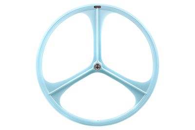 Teny Rim Tri Spoke Fixed Gear Achterwiel - Sky Blue