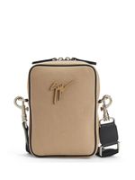 Giuseppe Zanotti petit sac Thoby à plaque logo - Tons neutres - thumbnail