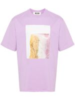 MSGM x Ducci Maria Gambi t-shirt imprimé - Violet - thumbnail