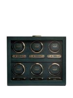WOLF boite à montres British Racing 6pc - Vert WOLF boite à montres British Racing 6pc - Vert