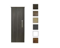 Sanicare kolomkast met luxe chromen greep 33,5x90x32cm schots-eiken