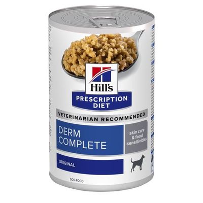 Hill&apos;s Prescription Diet Derm Complete hondenvoer nat 370g blik