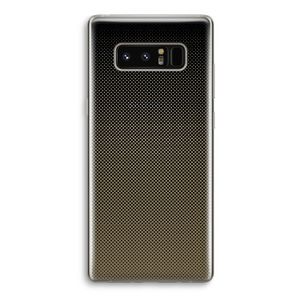 Musketon Halftone: Samsung Galaxy Note 8 Transparant Hoesje