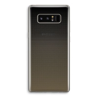 Musketon Halftone: Samsung Galaxy Note 8 Transparant Hoesje
