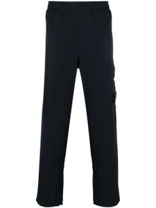 Stone Island pantalon de jogging à logo appliqué - Bleu