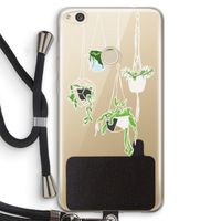 Hang In There: Huawei Ascend P8 Lite (2017) Transparant Hoesje met koord