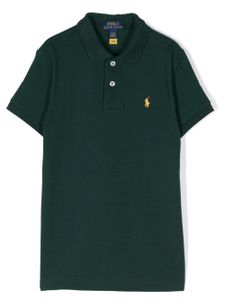 POLO RALPH LAUREN KIDS polo à motif Polo Pony - Vert