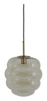 Light & Living Hanglamp Misty - Amber/Goud