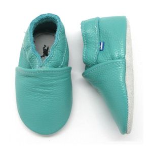 Stabifoot Babysoft babyslofjes uni aqua Maat