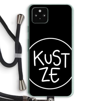 KUST ZE: Pixel 5a 5G Transparant Hoesje met koord