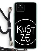 KUST ZE: Pixel 5a 5G Transparant Hoesje met koord
