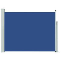 vidaXL Tuinscherm uittrekbaar 140x500 cm blauw - thumbnail