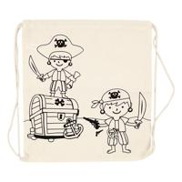 Creativ Company - - gymtas piraten 37x40 cm Creativ Company - - gymtas piraten 37x40 cm