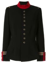 Ralph Lauren Collection veste ajustée à col montant - Noir