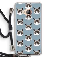 It's a Purrr Case: HTC U Play Transparant Hoesje met koord
