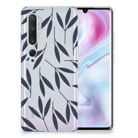 Xiaomi Mi Note 10 Pro TPU Case Leaves Blue - thumbnail