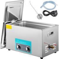 VEVOR Ultrasoon Reiniger 30L Ultrasonic Cleaner with Heater Timer Tub Basket Eyeglasses 40KHz Excellent