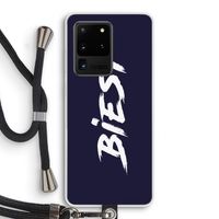 Biest: Samsung Galaxy S20 Ultra Transparant Hoesje met koord
