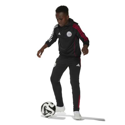 adidas Ajax Track Trainingspak Hooded 2025-2026 Kids Zwart Wit Rood