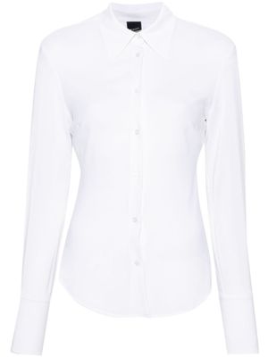 PINKO chemise cintrée à manches longues - Blanc