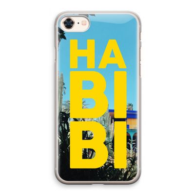Habibi Majorelle : iPhone 8 Transparant Hoesje