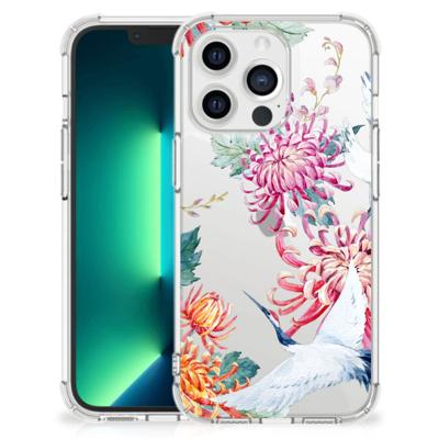 iPhone 13 Pro Max Case Anti-shock Bird Flowers iPhone 13 Pro Max Case Anti-shock Bird Flowers