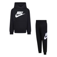 Nike Club Fleece Trainingspak Hooded Peuters Zwart Wit