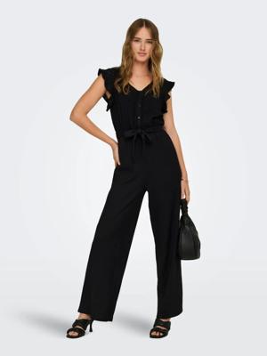 Only Onlelisa S/l V-neck Jumpsuit Jrs 15320004 Jumpsuit 4988225 Black Bloom