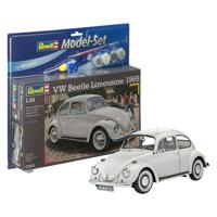 Revell model set - volkswagen beetle limousine 68 - incl. basiskleuren verf