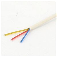 Donne belkabel en signaalkabel 3 x 0,8mm wit 1 meter