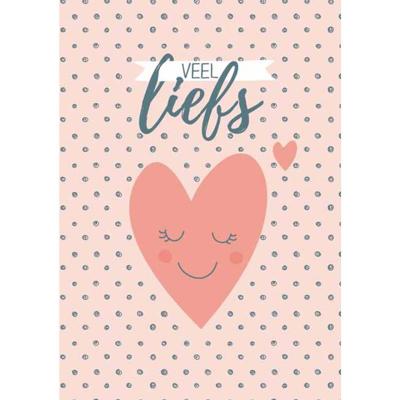 Wenskaarten veel liefs10 stuks