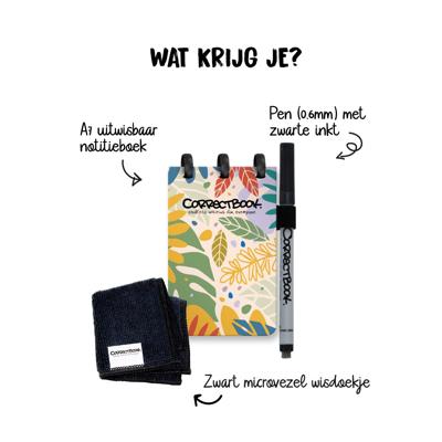 Correctbook Original Pocket Botanical Beauty - Uitwisbaar / Herschrijfbaar Notitieboek Correctbook Original Pocket Botanical Beauty - Uitwisbaar / Herschrijfbaar Notitieboek