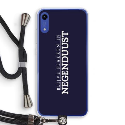 Blijve plakken in Negenduust: Honor Play 8A Transparant Hoesje met koord