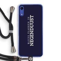 Blijve plakken in Negenduust: Honor Play 8A Transparant Hoesje met koord