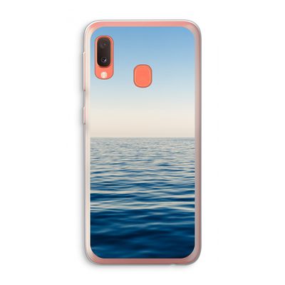Water horizon: Samsung Galaxy A20e Transparant Hoesje