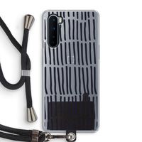Moroccan stripes: OnePlus Nord Transparant Hoesje met koord