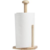 Houten keukenpapier/papierrol houder 31 cm - Keukenrolhouders