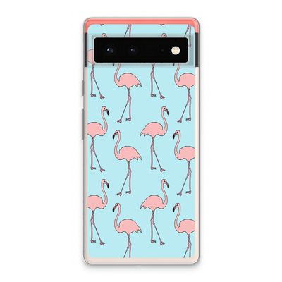 Anything Flamingoes: Google Pixel 6 Transparant Hoesje