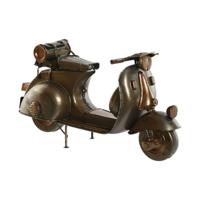 Decoratieve figuren Home ESPRIT Champagne Zilverkleurig Vespa Vintage 28 x 11 x 17 cm
