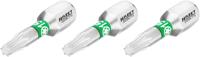 HAZET Bit 2223N-T15/3 · 1/4 inch (6,3 mm) zeskant massief · Binnen-TORX®-profiel · 3-delig · SW T15