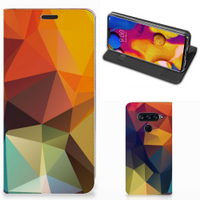 LG V40 Thinq Stand Case Polygon Color - thumbnail