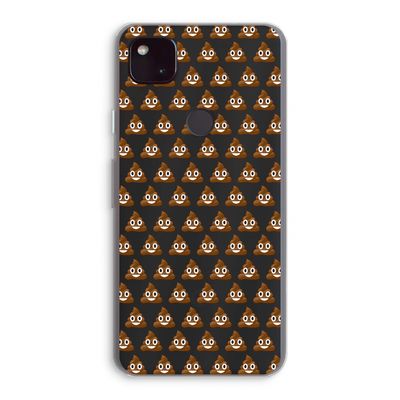 Poop emoji: Google Pixel 4a 5G Transparant Hoesje