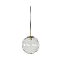 Light&living Hanglamp Ø30 cm MAGDALA glas licht grijs+goud - thumbnail