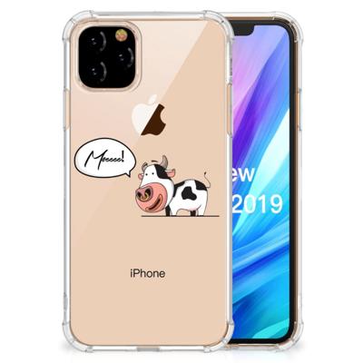 Apple iPhone 11 Pro Stevig | Bumper Hoesje | Cow Apple iPhone 11 Pro Stevig | Bumper Hoesje | Cow
