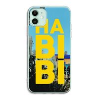 Habibi Majorelle : iPhone 11 Transparant Hoesje